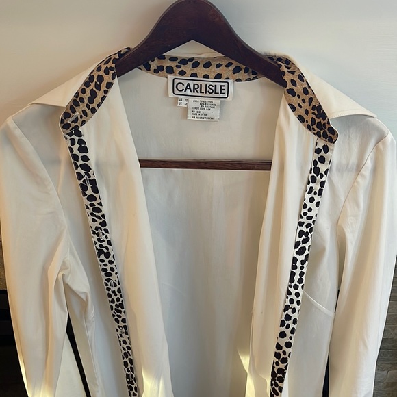 Carlisle cheetah embellished blouse - Picture 4 of 5